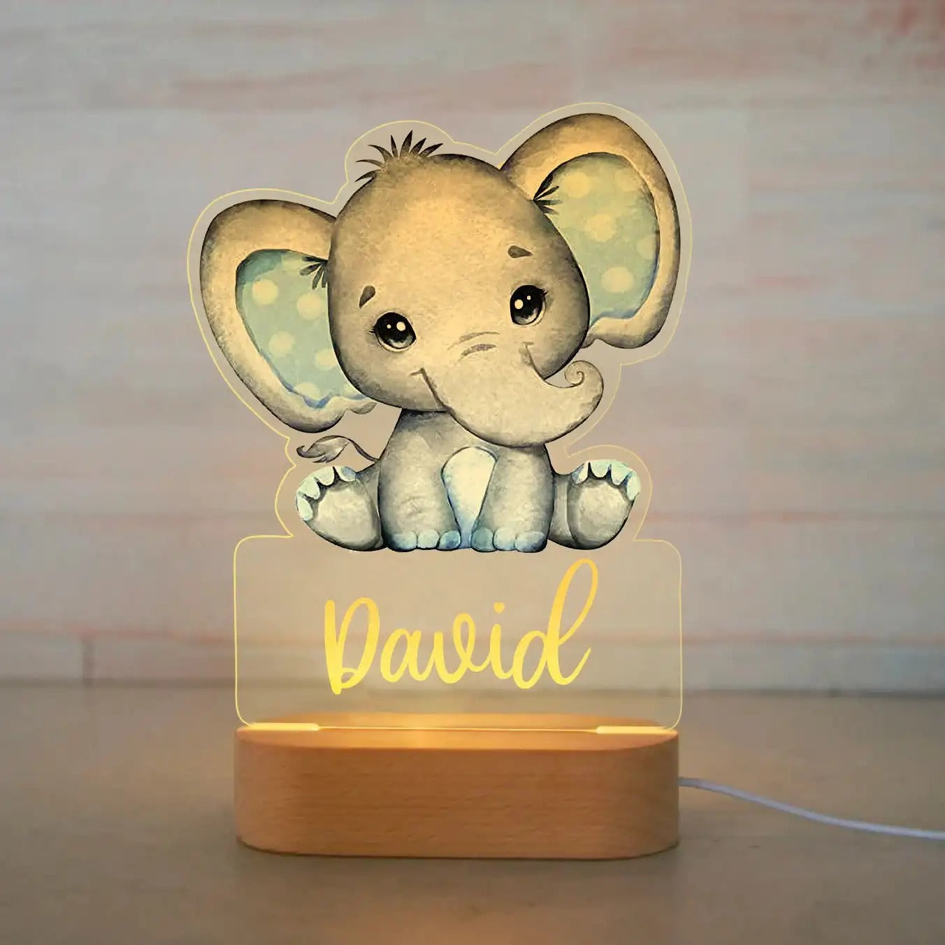 Personalised Baby Night Light