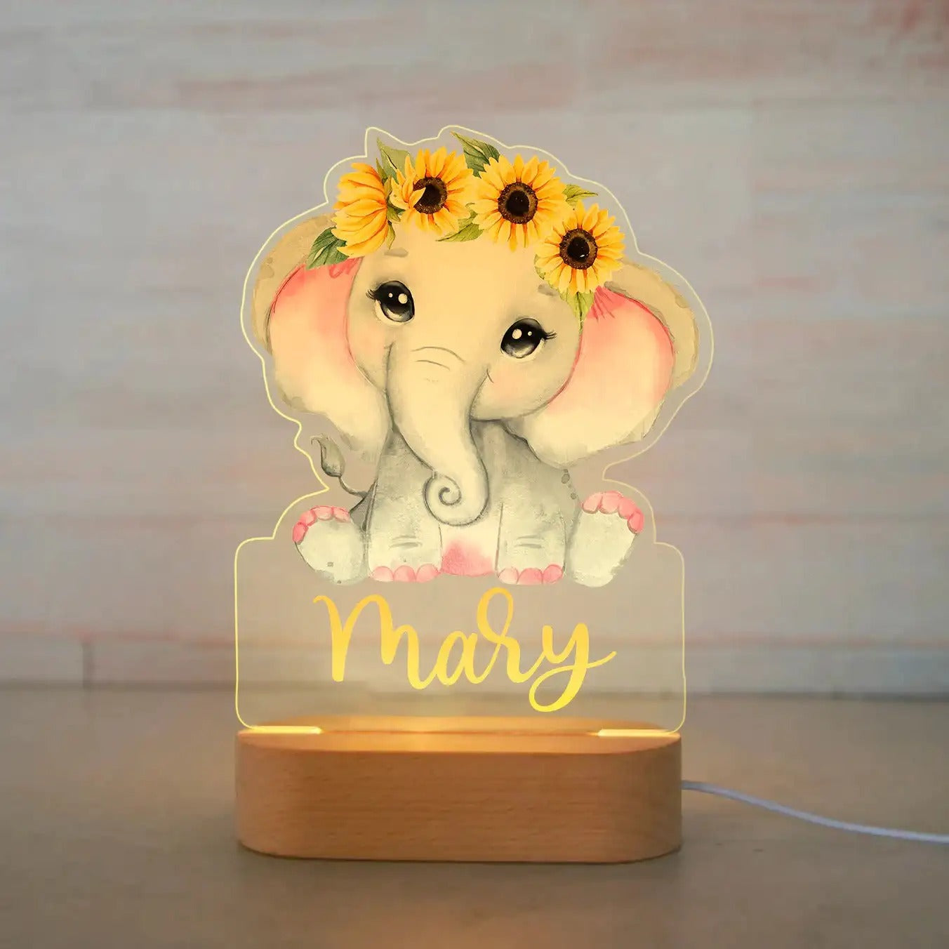 Personalised Baby Night Light