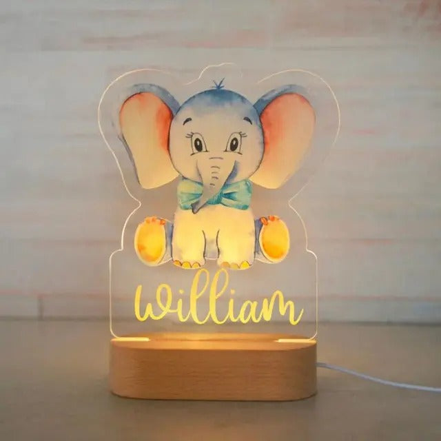 Personalised Baby Night Light