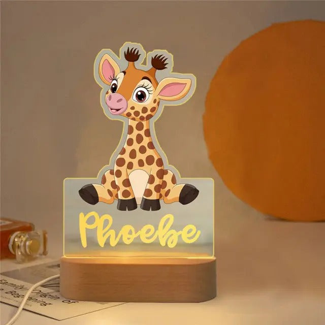 Personalised Baby Night Light