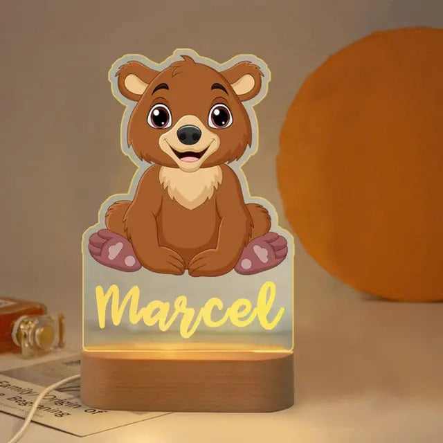 Personalised Baby Night Light