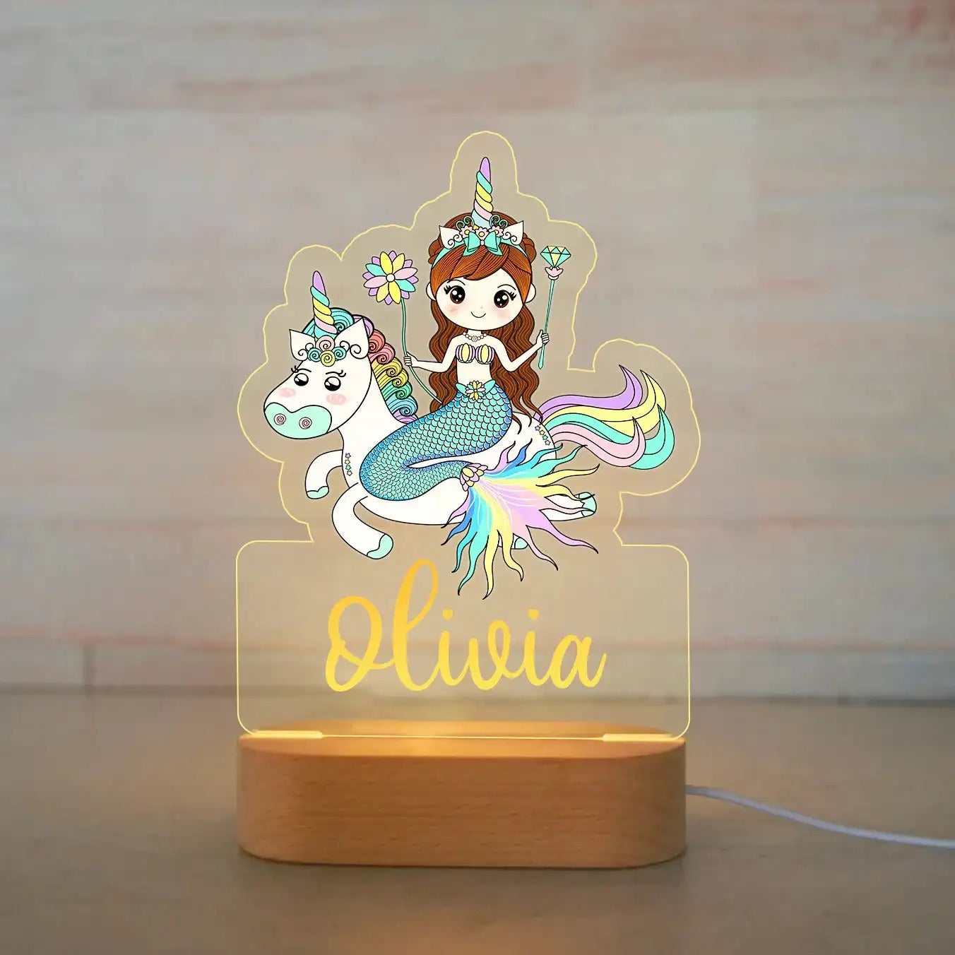 Personalised Baby Night Light