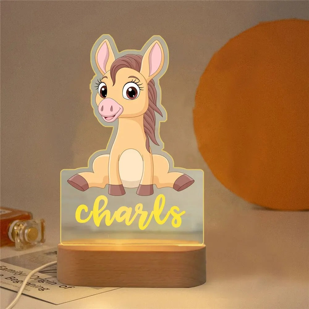 Personalised Baby Night Light