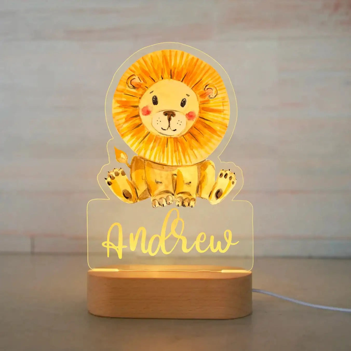 Personalised Baby Night Light