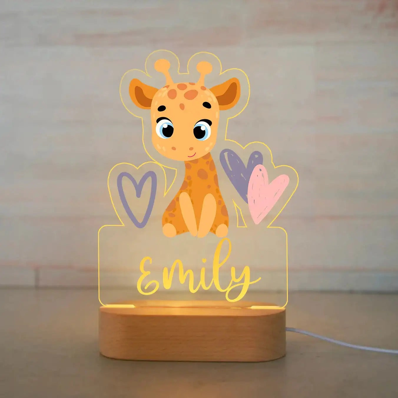 Personalised Baby Night Light