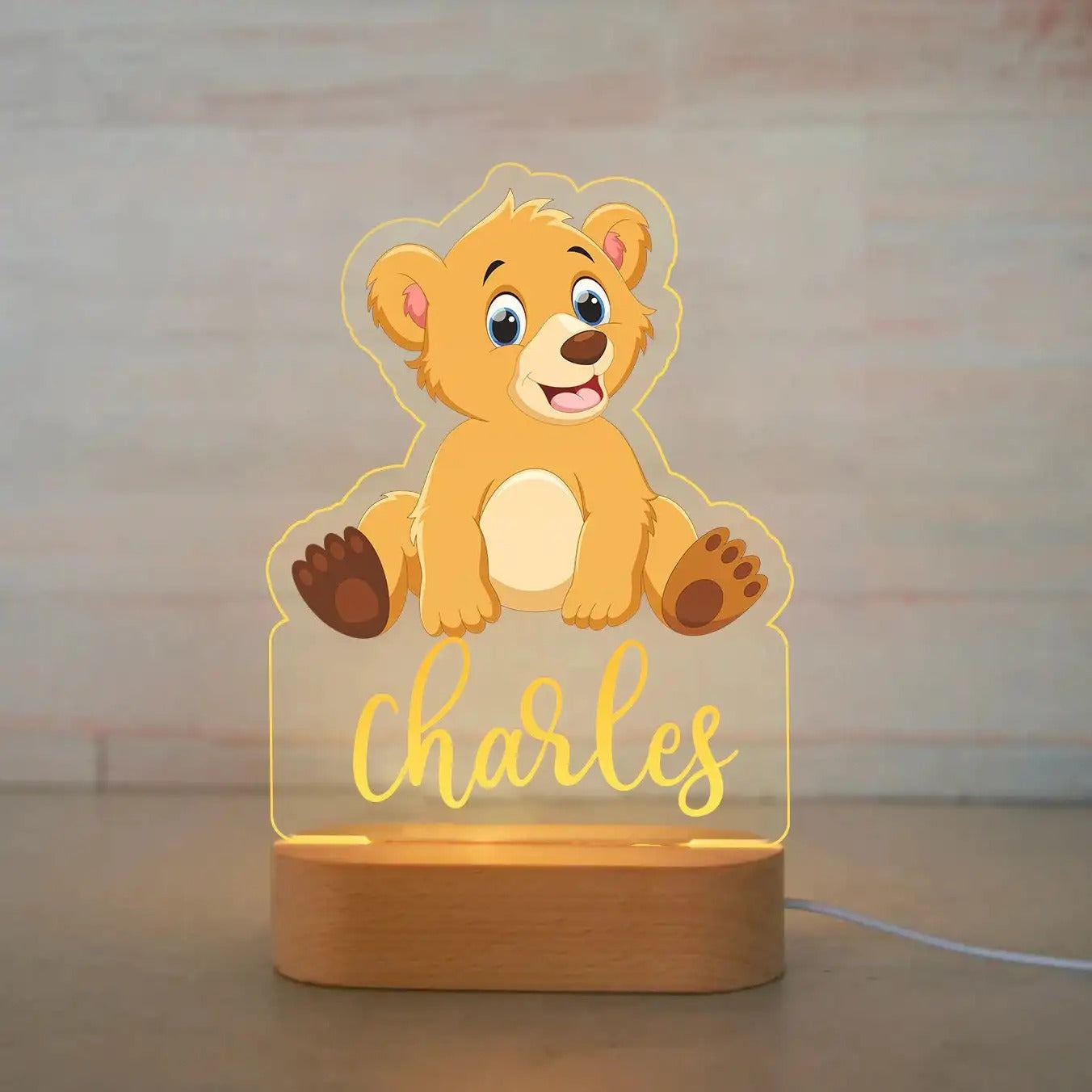 Personalised Baby Night Light