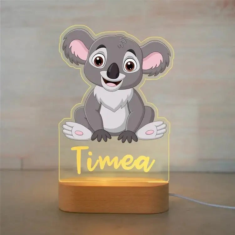 Personalised Baby Night Light