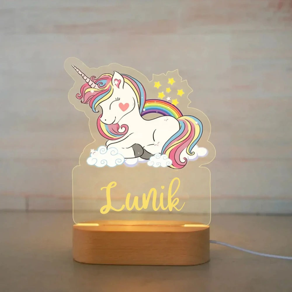 Personalised Baby Night Light