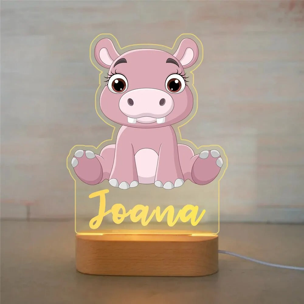 Personalised Baby Night Light