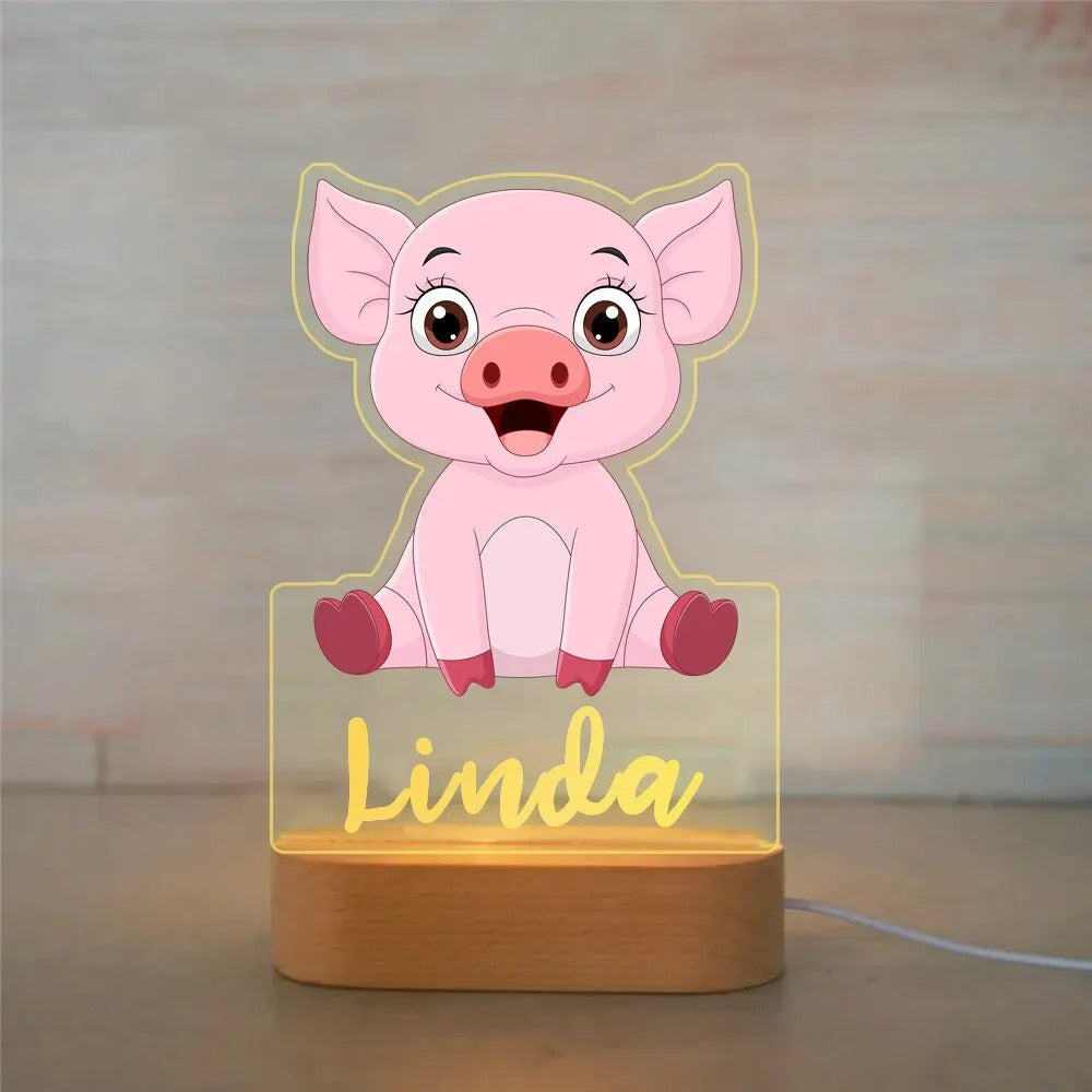 Personalised Baby Night Light